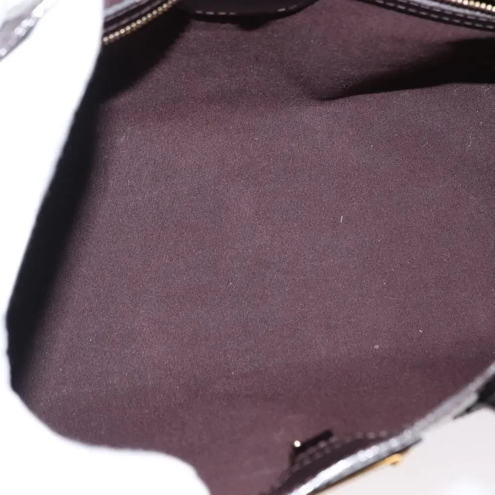 Louis Vuitton Monogram Vernis Wilshire PM Bag Amarante Purple